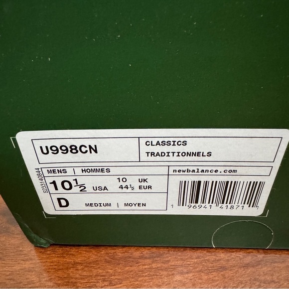 New Balance 998 MiUSA Concepts C-Note 10th Anniversary (2023) Size 10.5 - Picture 9 of 10